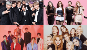 BTS, BLACKPINK, TWICE E EXO